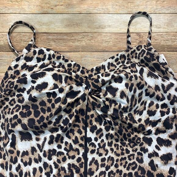 Swim Solutions Leopard One Piece Suit NWT - Picture 2 of 5